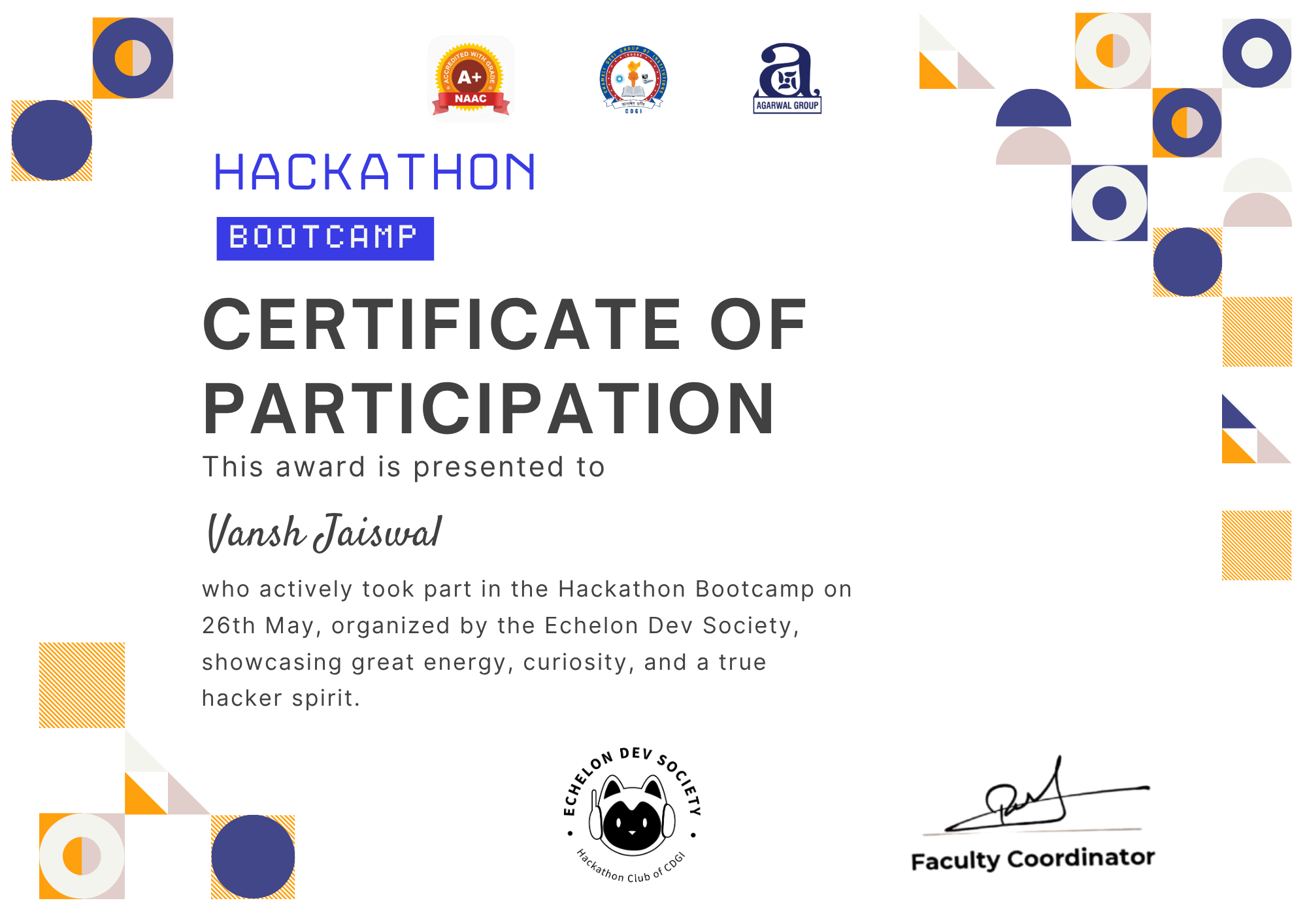 Certificate 1 Screenshot